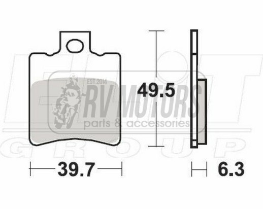 Гальмівні колодки SBS 123HF