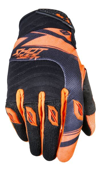 Перчатки SHOT CONTACT CLAW чёрно-оранжевые