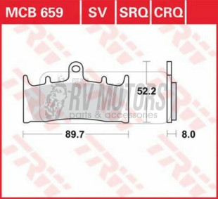 Тормозные колодки TRW LUCAS MCB659