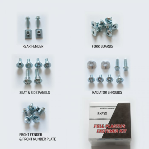 Комплект болтов пластика ACCEL BKF-101 HONDA CRF 450R '13-'16, CRF 250R '14-16