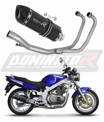 Полная система выхлопа Suzuki GS 500E 1989 - 2009 DOMINATOR HP1 черный