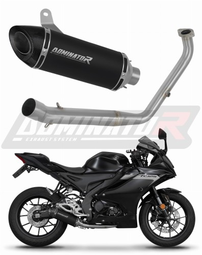 Полная система выхлопа Yamaha YZF R125 2021 - 2024 DOMINATOR HP8 черный