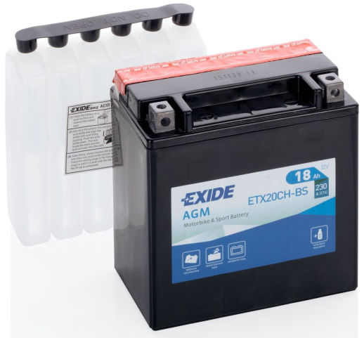 Акумулятор EXIDE ETX20CH-BS=YTX20CH-BS