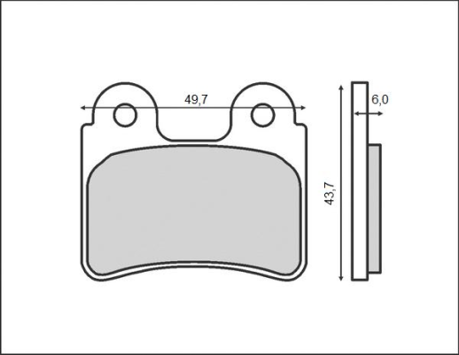 Гальмівні колодки BRENTA FT 3040 (FA303)
