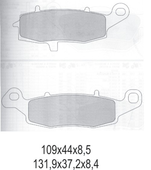 Гальмівні колодки GALFER FD179G1651 (FA231)