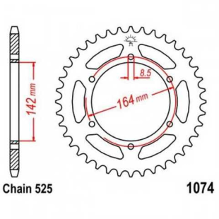 Приводная звезда JT JTR1074.44