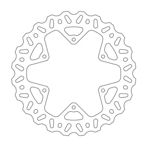 Тормозной диск MOTO-MASTER задний YAMAHA YZ/YZF 245MM M110367