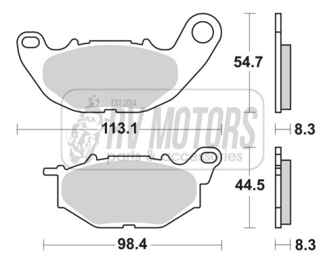Тормозные колодки SBS 931RS