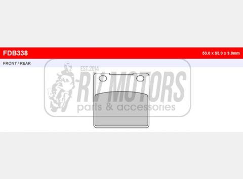 Тормозные колодки FERODO FDB338P