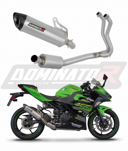 Полная система выхлопа Kawasaki NINJA 400 2018-2023 DOMINATOR HP8 