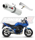Прямоток Suzuki GSF 650 BANDIT N / S 2005 - 2006 DOMINATOR круглый