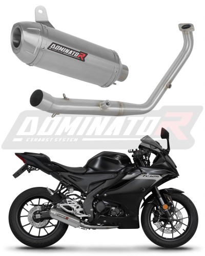 Полная система выхлопа Yamaha YZF R125 2024 - 2026 DOMINATOR S3 