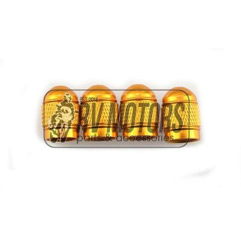 Колпачки ниппеля пуля золотые