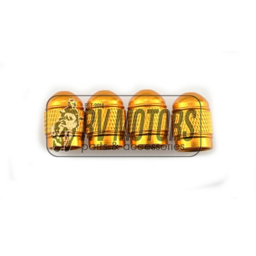 Ковпачки ніпеля куля золоті