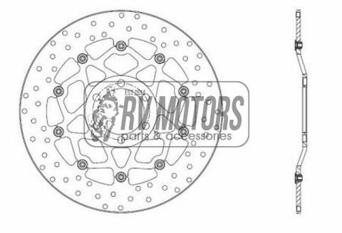 Тормозной диск BREMBO BRM  78B40814