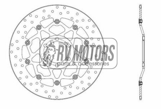 Гальмівний диск BREMBO BRM 78B40814