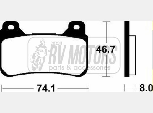 Гальмівні колодки SBS 809DC