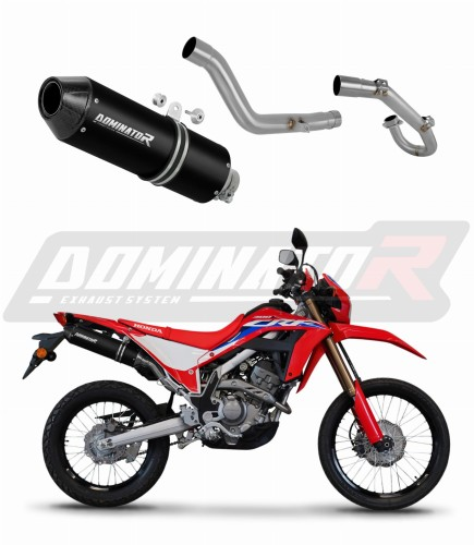 Полная система выхлопа Honda CRF 300L / Rally 2021 - 2023 DOMINATOR MX2 черный