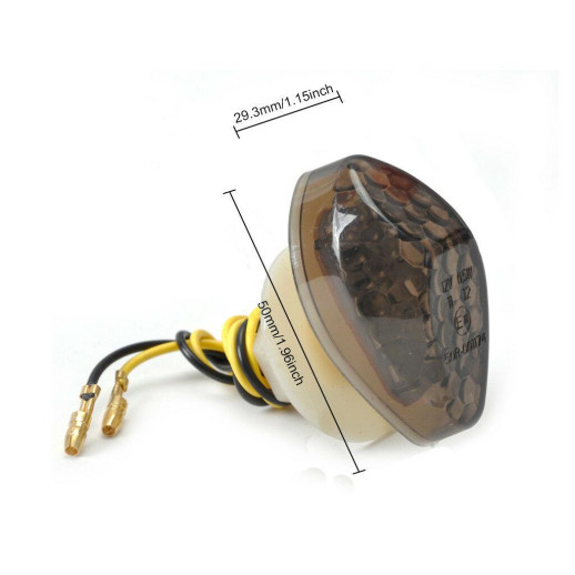 Світлодіодні повороти Flush mount 12/2 діодів тоновані 