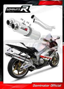 Прямоток DOMINATOR HONDA VTR 1000 RC51 SP1 (RVT 1000 R) 2000 - 2001 круглый