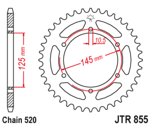 Приводная звезда JT JTR855.48 (PBR 866)
