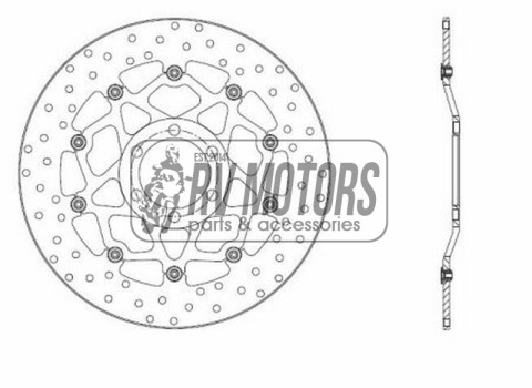 Тормозной диск BREMBO BRM 78B40815
