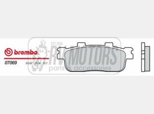 Тормозные колодки BREMBO BRM 07069XS