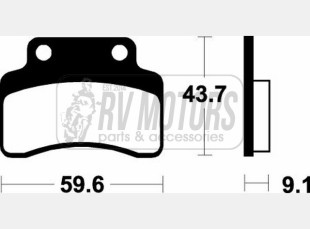 Тормозные колодки SBS 141HF