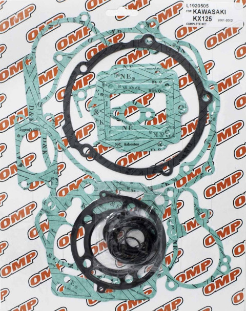 Полный комплект прокладок KAWASAKI KX 125 '01-'02 OMP L1920505