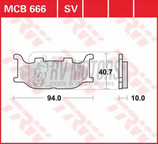 Гальмівні колодки TRW LUCAS MCB666