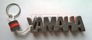 Брелок Yamaha серый / красный