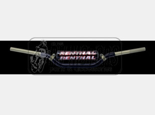 Алюминиевый руль RENTHAL 28.6 mm MX Twinwall Черный 999-01-BK-07-185