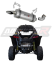 Прямоток Polaris RZR PRO XP 1000 2020 - 2023 DOMINATOR P7