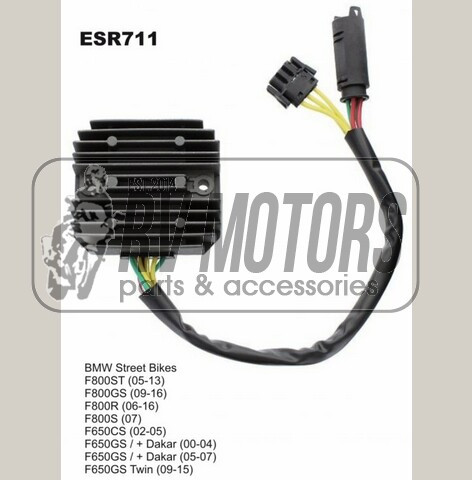 Регулятор напруги BMW F650 (02-07), F800ST, GS, R, S (07-12) ELECTROSPORT ESR711
