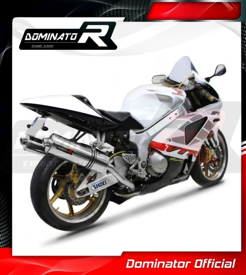 Прямоток DOMINATOR HONDA VTR 1000 RC51 SP1 (RVT 1000 R) 2000 - 2001 овальный