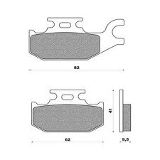 Тормозные колодки BRENTA FT 4108 (FA307)