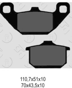 Тормозные колодки GALFER FD062G1651 (FA85)