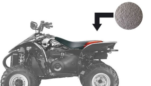 Обшивка сидения POLARIS SCRAMBLER (11) BLACKBIRD E1Q22B
