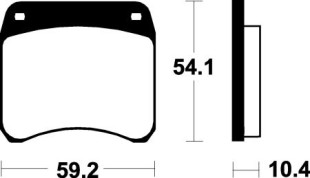 Тормозные колодки SBS 523HF