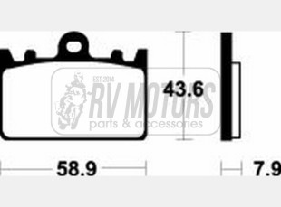 Тормозные колодки SBS 666RS