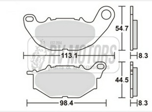 Тормозные колодки SBS 931HS