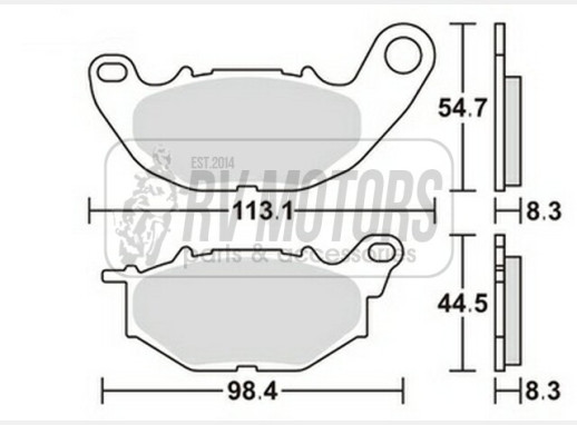 Гальмівні колодки SBS 931HS