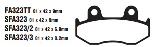 Тормозные колодки EBC SFA323