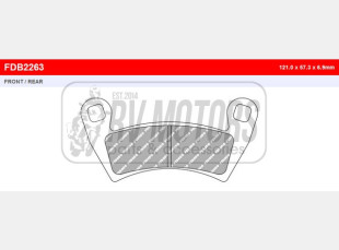 Тормозные колодки FERODO FDB2263SG