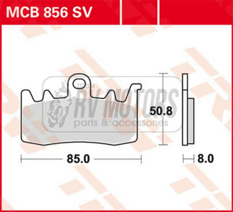 Тормозные колодки TRW LUCAS MCB856SV