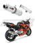 Прямоток Honda CBR 600 F2 / F3 1991 - 1998 DOMINATOR круглый