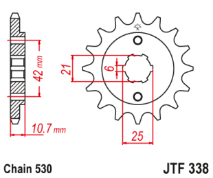 Приводная звезда JT JTF338.18 (PBR 338)