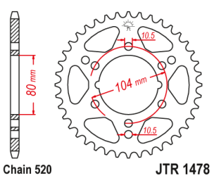 Приводная звезда JT JTR1478.45 (PBR 478)