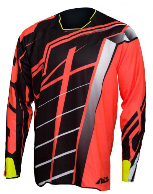 Джерсі JT Racing HYPER BREAKER JT17201J04 червоний/чорний. Розмір L