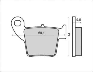 Тормозные колодки BRENTA FT 3046 (FA346)